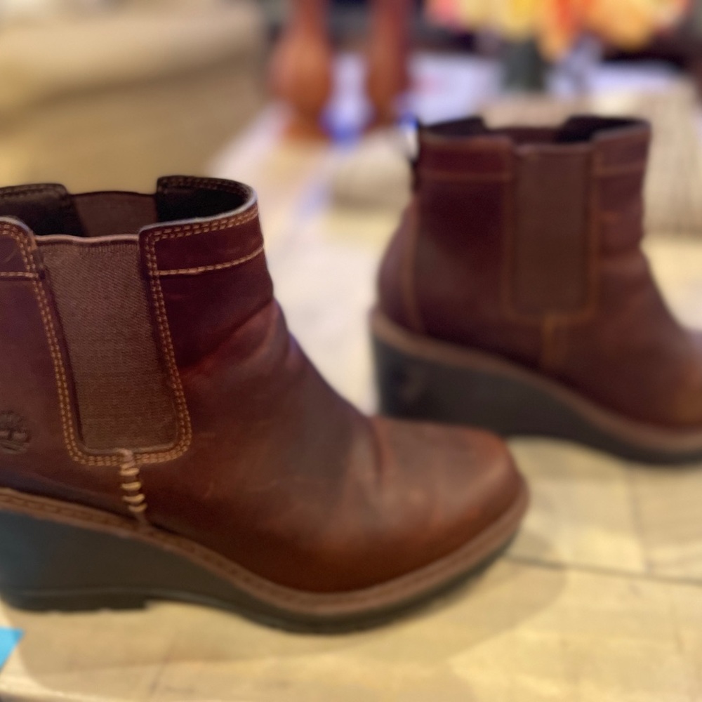 Timberland leather booties